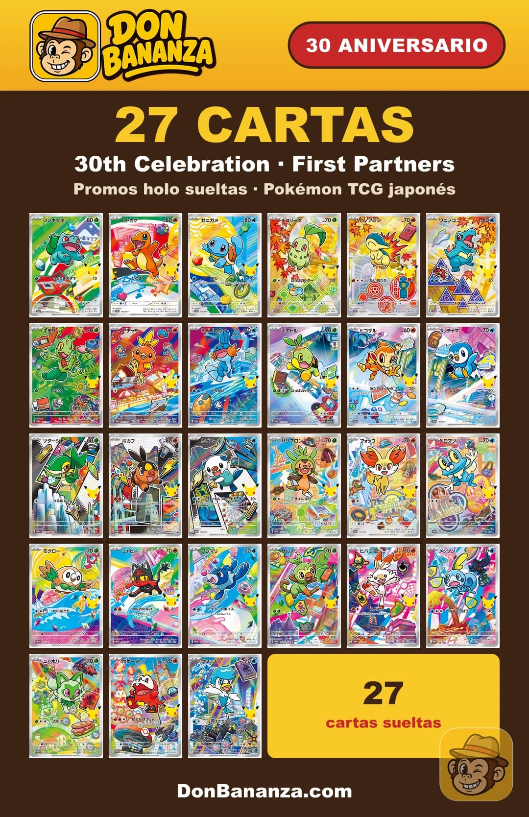 30th Celebration First Partners 27 Cartas Sueltas (JP)